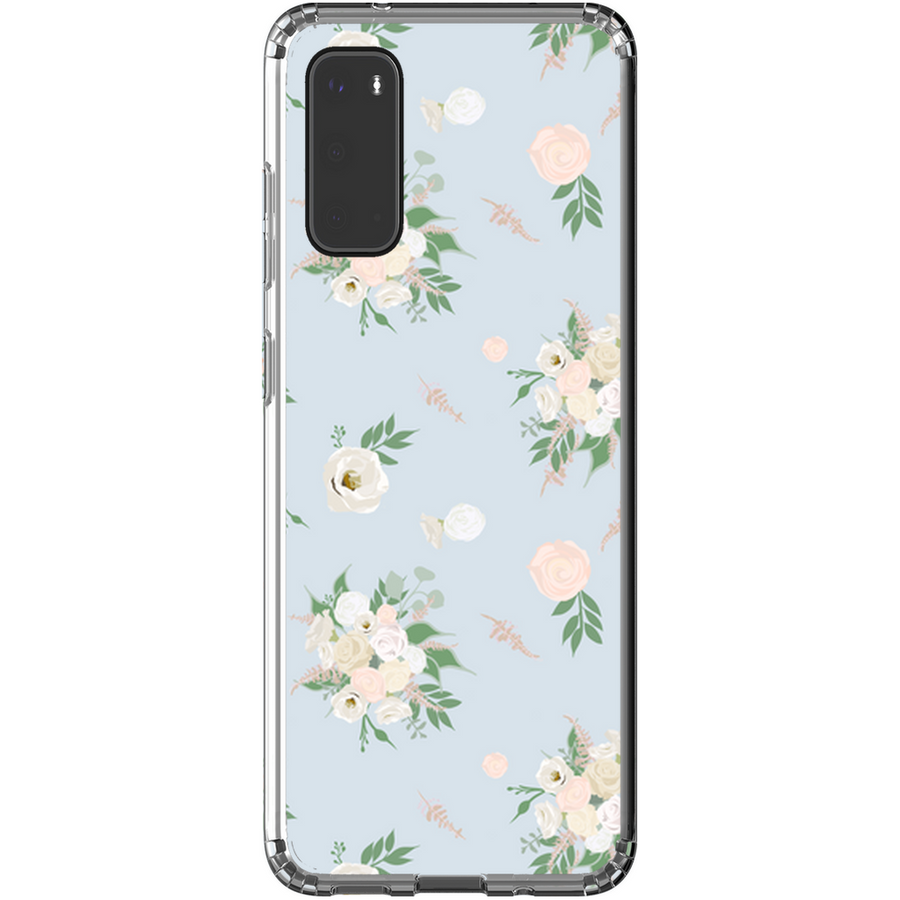 Something Blue Floral Bouquet Phone Cases