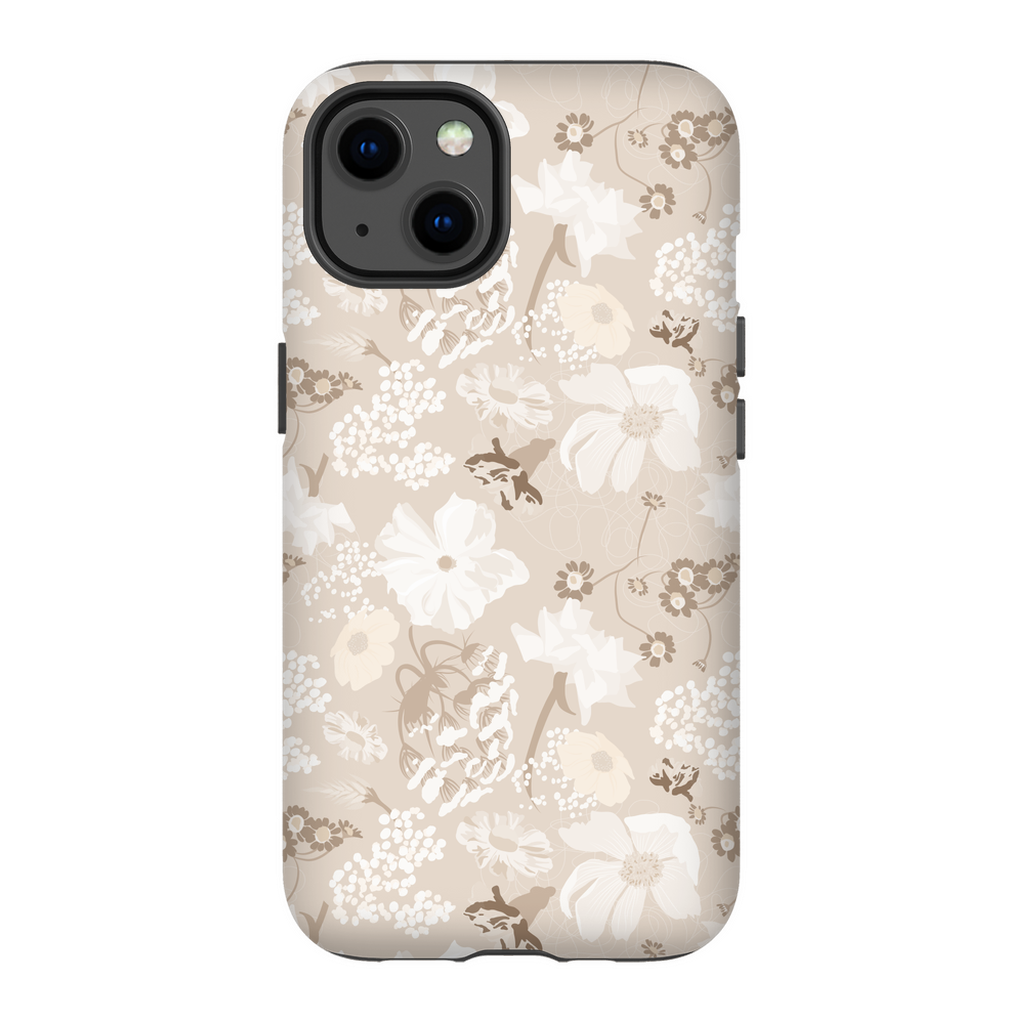 Ivory Garden Party Phone Cases inkblotpaper