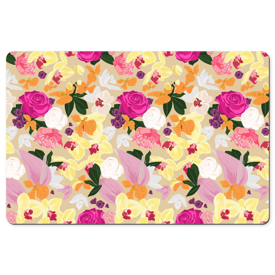 Bright and Bold Floral Desk Mats